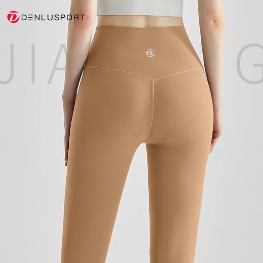保暖瑜伽健身裤DK95051#一体薄绒不减弹加宽高腰舒适保暖 商品图3