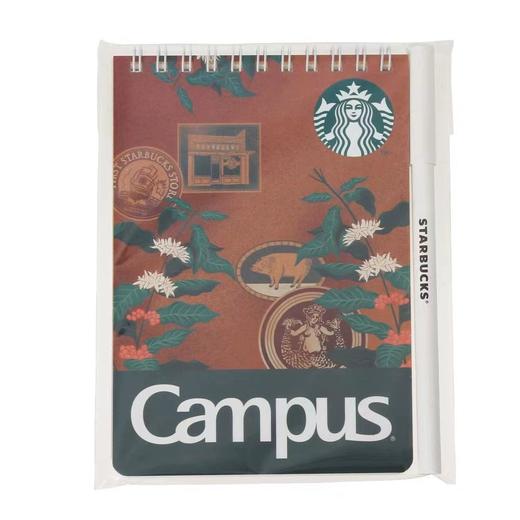 日本国誉KOKUYO星巴克联名新款枫叶系列Campus笔记本圆珠笔 商品图1