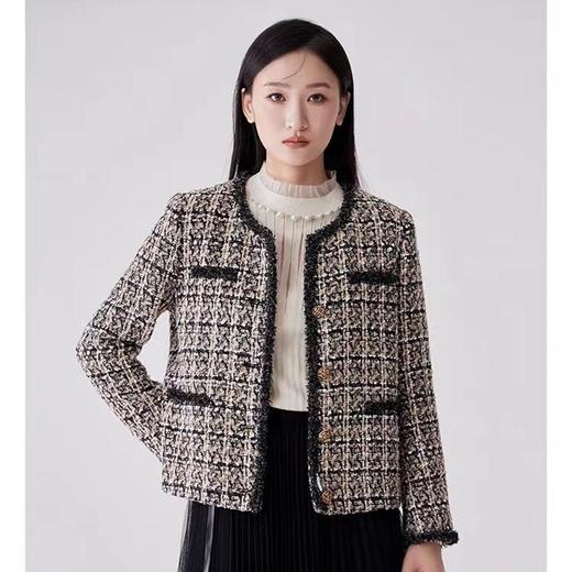 南3天轩咖格小香风外套 商品图0