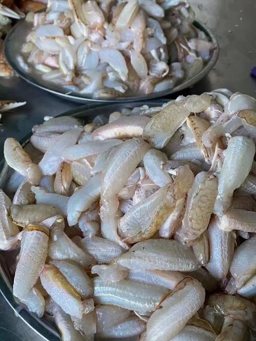 蟹脚肉，从野生大扁蟹的大钳敲下来的肉，无骨刺、蛋白质含量丰富，甜嫩有弹性 商品图3