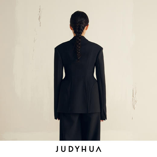 JUDYHUA 雕塑感轮廓收腰西装 商品图2