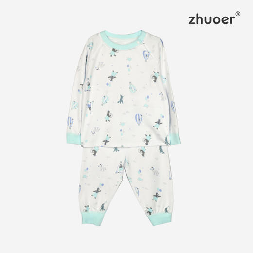 【春秋贴身宝宝套装】卓儿宝宝打底衫纯棉家居服婴儿衣服5A抑菌适合6个月-5岁 商品图12