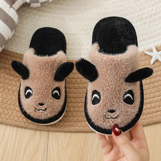DD-儿童棉拖鞋秋冬季卡通大中男童女童室内家居防滑宝宝小孩毛毛拖鞋 商品图7