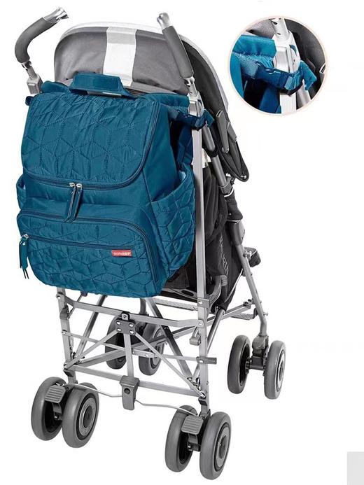 美国Skip Hop妈咪包多功能大容量随身双肩包妈妈包外出（内里颜色批次不一样  随机发） 商品图6