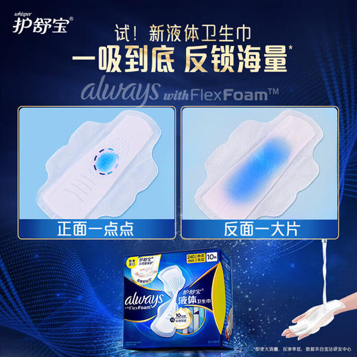 护舒宝液体卫生巾棉柔日用24cm10片 商品图2