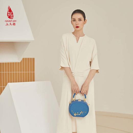 SAINTJOY/上久楷 宋锦女式拎包   双鹊报喜   BWS23A0401 商品图7