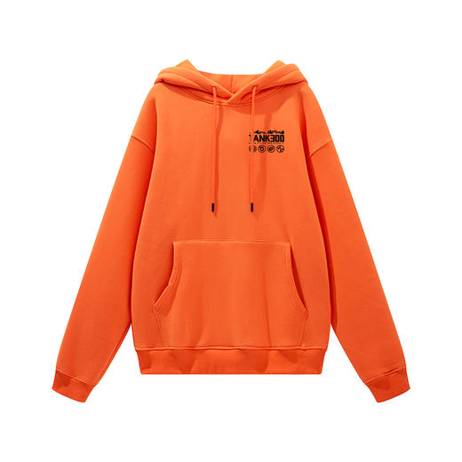 自由基地秋冬新款tank300坦克团印花带帽抓绒套头卫衣潮流保暖衣 NMT-2081 商品图6