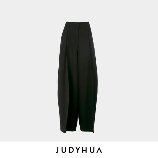 JUDYHUA 弧线空间感阔腿裤 商品图3