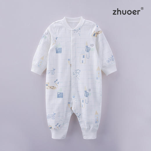 【春秋贴身连体衣】卓儿宝宝打底衫纯棉家居服婴儿衣服5A抑菌 适合3个月-2岁 商品图11