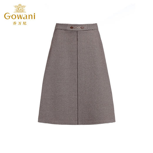 乔万尼秋冬半身裙a字版千鸟格气质高级ET4D806 商品图4