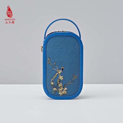SAINTJOY/上久楷 宋锦斜背包 双鹊报喜 BWS23B0801 商品图9