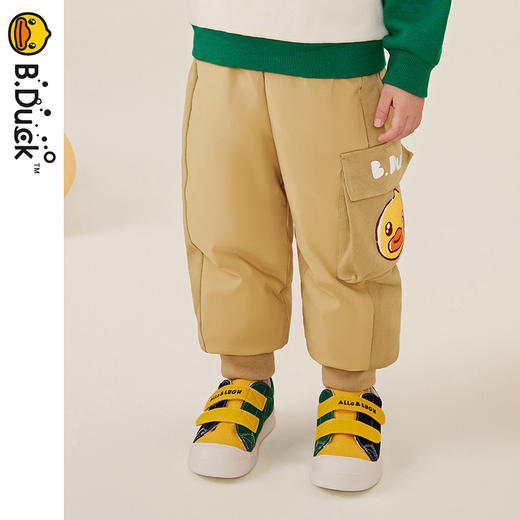 【羽绒裤】B.DUCK小黄鸭童装冬季男女童羽绒长裤90-130 BF5466020 商品图2