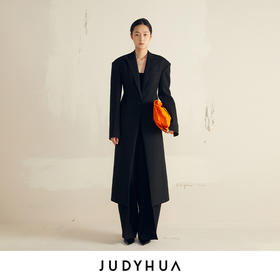 JUDYHUA 雕塑感轮廓收腰大衣