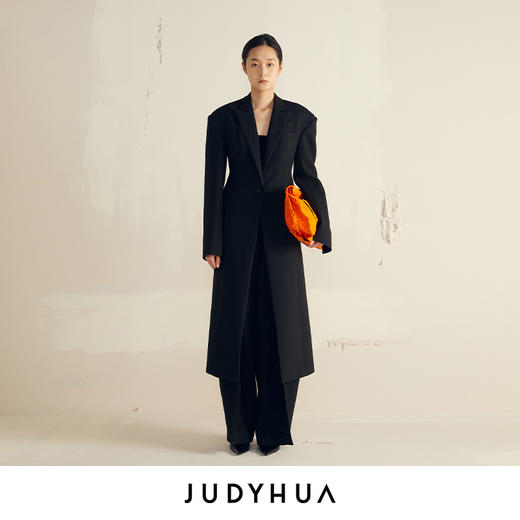 JUDYHUA 雕塑感轮廓收腰大衣 商品图0