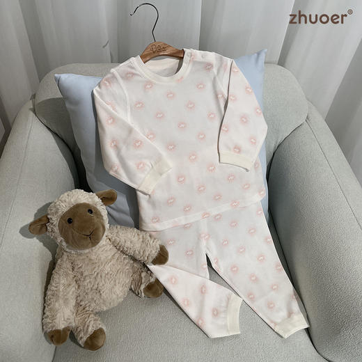 【春秋贴身宝宝套装】卓儿宝宝打底衫纯棉家居服婴儿衣服5A抑菌适合6个月-5岁 商品图11