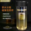 高级泡茶水杯茶水分离杯磁弹杯新款带提绳玻璃杯耐高温玻璃水杯 商品缩略图3