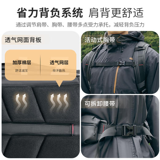 Ulanzi 优篮子 BP10摄影硬壳双肩包摄影师相机专业背包 商品图5