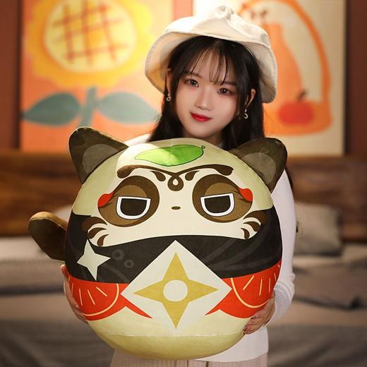 原神早柚毛绒玩偶变身狸猫忍者公仔锅巴抱枕二次元游戏周边玩具 商品图2
