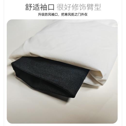 的幸*卡尔美联名女款保暖外套加厚连帽长款羽绒服 商品图2