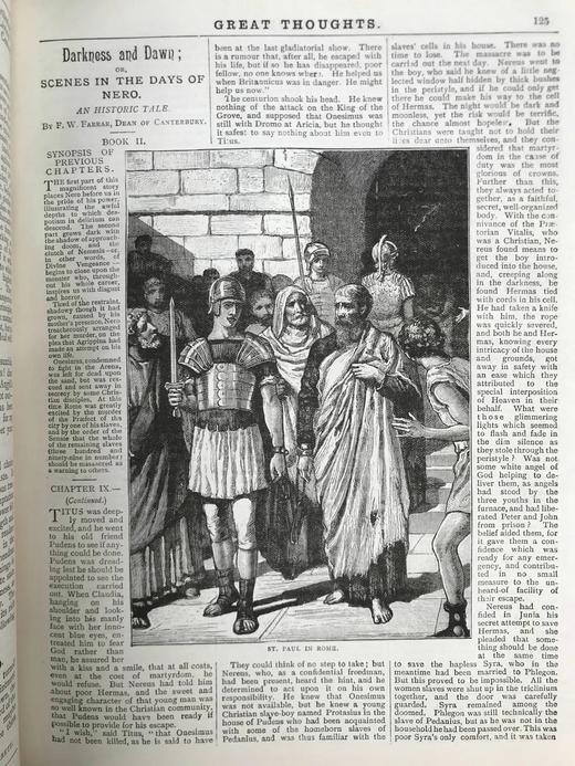 1896年4-9月 伟大思想 百余幅插图 漆布精装16开 商品图6