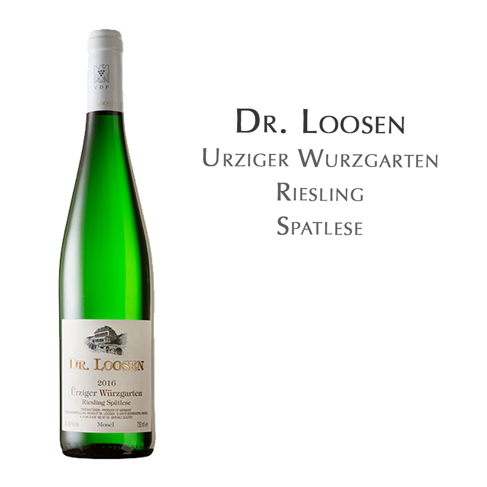 露森优齐格香园雷司令晚收甜白, 莫舍尔Dr. Loosen Urziger WurzgartenRiesling Spatlese, Mosel