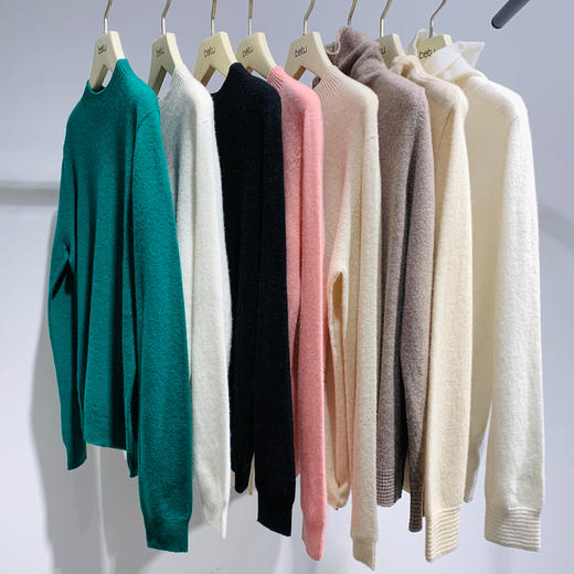 【百图lulu定制】【万能羊毛衫】八色二领 多彩 温暖 柔软 100%羊毛 美丽诺羊毛衫 商品图14