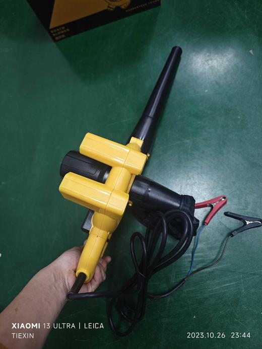 24V电瓶吹风机鼓风机收割机专用除尘器1200瓦全铜电机吹吸两用型 商品图1