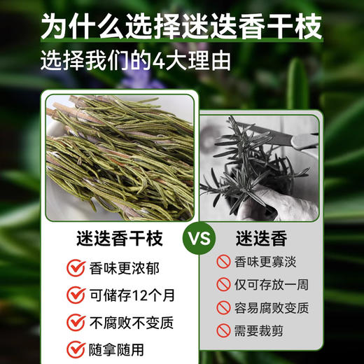 新鲜干迷迭香碎海盐黑胡椒欧芹碎大蒜盐牛排用烘焙百里香香料调料 商品图2