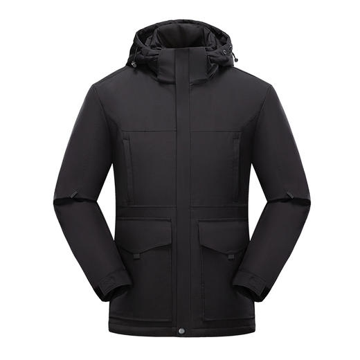 自由基地秋冬新款拉链外套羽绒棉一体保暖式内胆防风防雨冲锋衣 NMJ-2010 商品图2