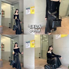 新品上身 | 鱼尾半裙常规look穿搭，气质温柔💓