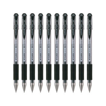 uni三菱 UM-151财务用笔0.38mm学生用中性笔(替芯UMR-1)黑色 10支装 商品图5