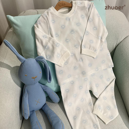【春秋贴身宝宝套装】卓儿宝宝打底衫纯棉家居服婴儿衣服5A抑菌适合6个月-5岁 商品图9