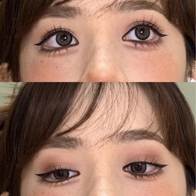 月抛 Utoocon 焦糖小丸子 14.2 着色13.4 自然棕咖