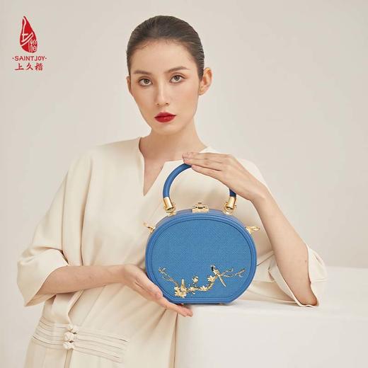 SAINTJOY/上久楷 宋锦女式拎包   双鹊报喜   BWS23A0401 商品图5