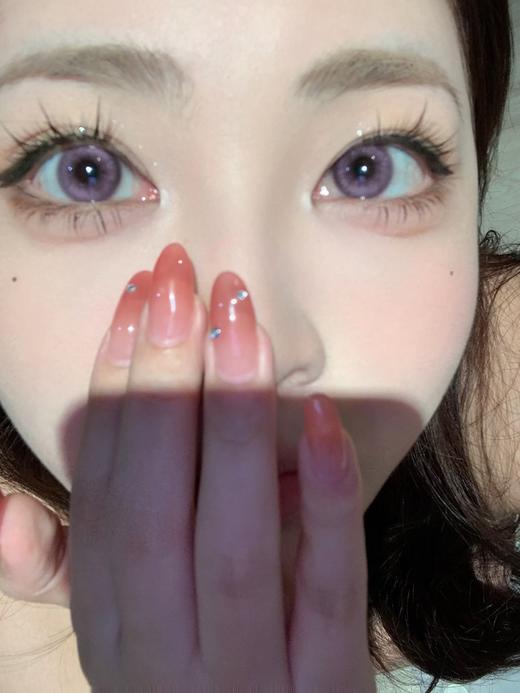 summerbaby旗下·  西红柿&香槟奶咖&温婉紫  14.5mm白狮参考着色中等直径   月抛 2片 商品图8