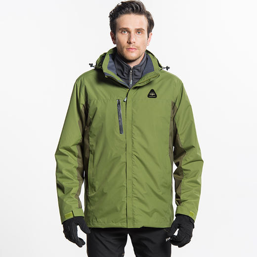 自由基地2023新款秋冬男女软壳内胆热封冲锋衣加厚内胆防风外套 NMJ-2009 商品图1