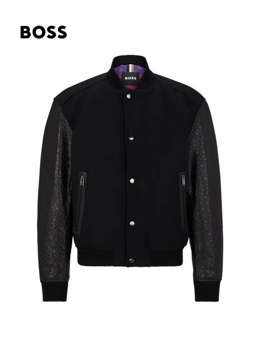 HUGO BOSS 皮衣男  50499589-001 黑色. 商品图0