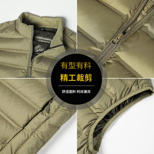 情侣石墨烯羽绒马甲 商品图7