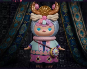  手工坊×POP MART 联名手办——毕奇龙宝宝