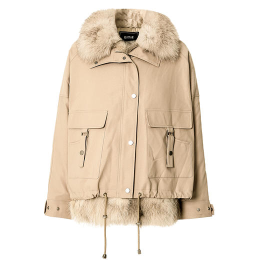 EITIE爱特爱冬季新款皮草舒适保暖大衣7293908 商品图5