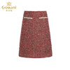 乔万尼小香风半身裙冬新品花呢针织精致复古ET4D840 商品缩略图4