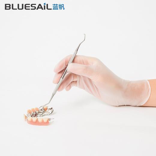 蓝帆一次性PVC家务手套 L-码100/盒 商品图3