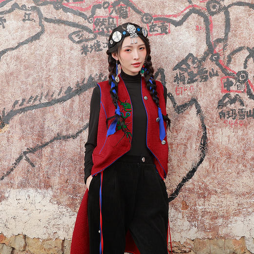 凤舞流霞不规则马甲外套 | 24小时发货 商品图2