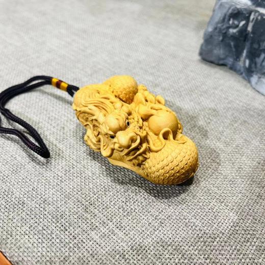 祥龙（点睛款）°黄杨木挂件/手把件 商品图5