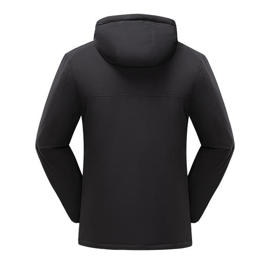 自由基地秋冬新款拉链外套羽绒棉一体保暖式内胆防风防雨冲锋衣 NMJ-2010 商品图3