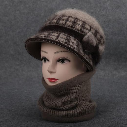 DD-冬季妈妈帽子加厚保暖盆帽中老年奶奶针织棉帽老太太毛线帽 商品图9