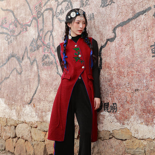 凤舞流霞不规则马甲外套 | 24小时发货 商品图1