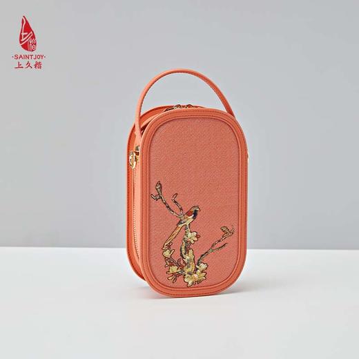 SAINTJOY/上久楷 宋锦斜背包 双鹊报喜 BWS23B0801 商品图12
