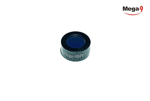 BP672/18K OD4@200-1200 T>85% Φ12.7*6 带通滤光片 （带套圈） 商品图0