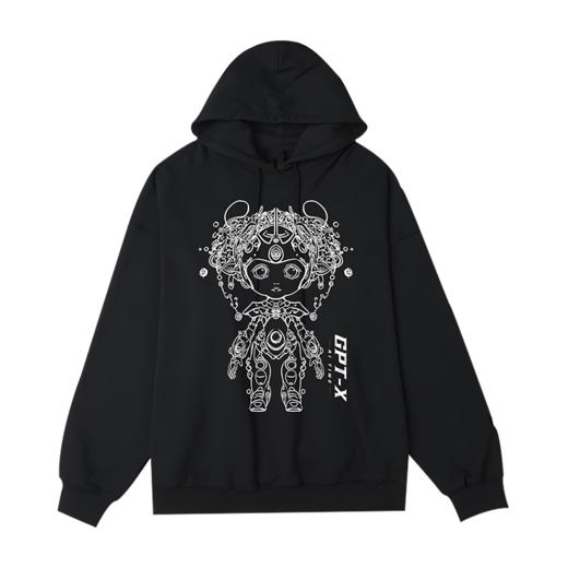 【GPT- X 】量子学派原创设计服饰  男女同款卫衣 T恤 商品图4